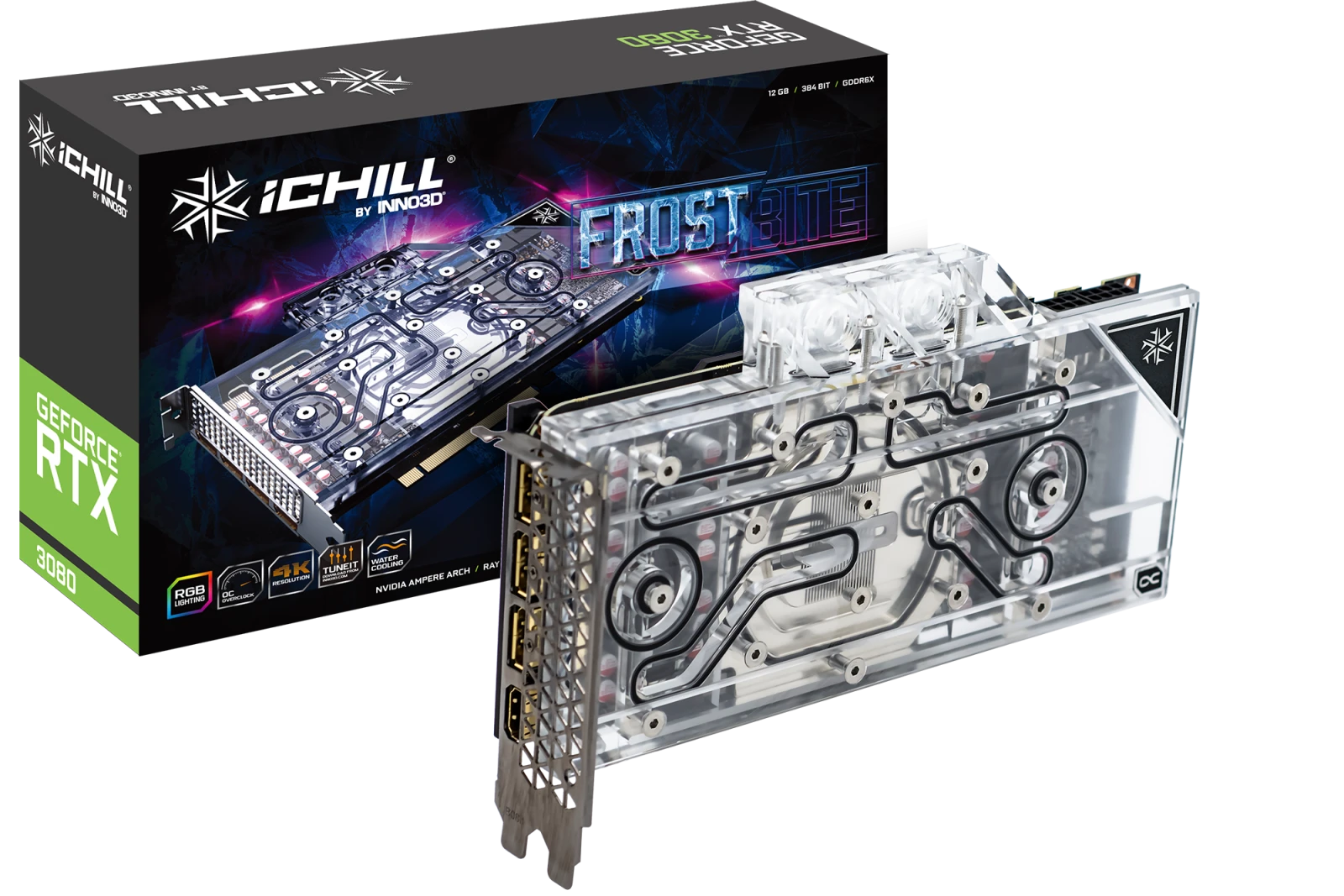 INNO3D GEFORCE RTX 3080 12GB ICHILL FROSTBITE LHR